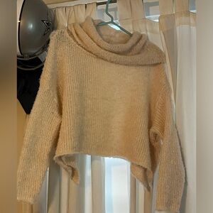 Sky and moon off white/cream sweater barley worn, (S). Super comfortable.